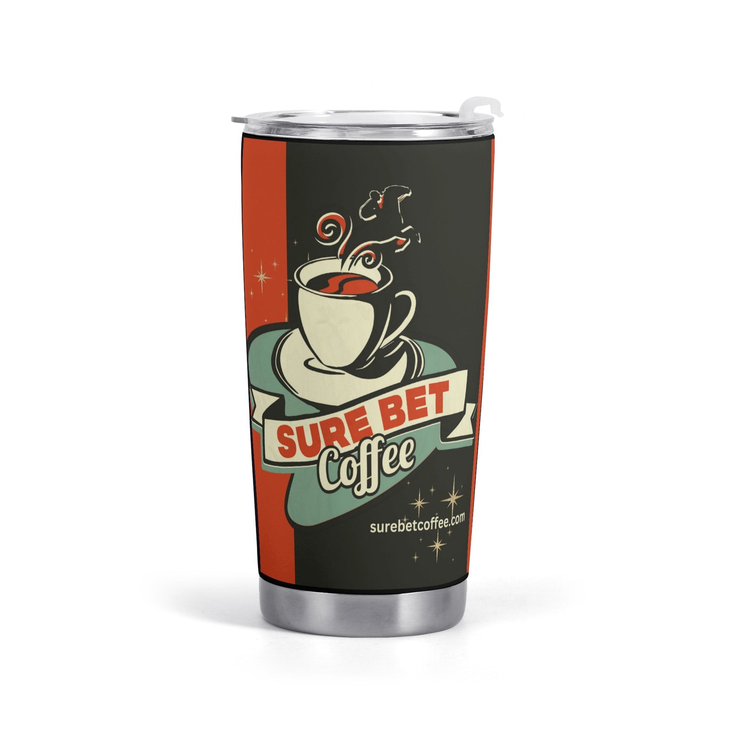 Sure Bet Coffee Tumbler (20 oz, stainless steel)