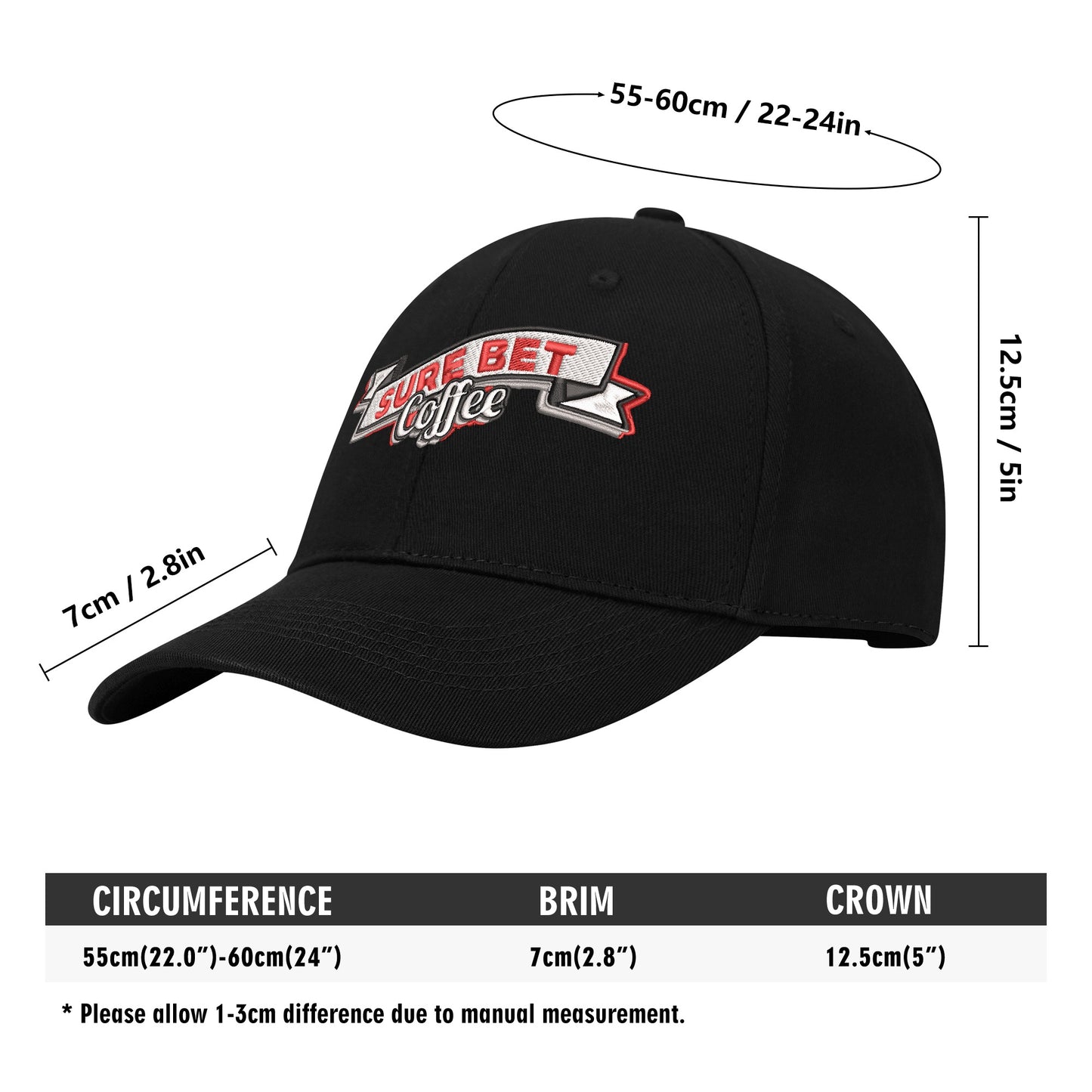 Sure Bet Twill Embroidered Baseball Cap